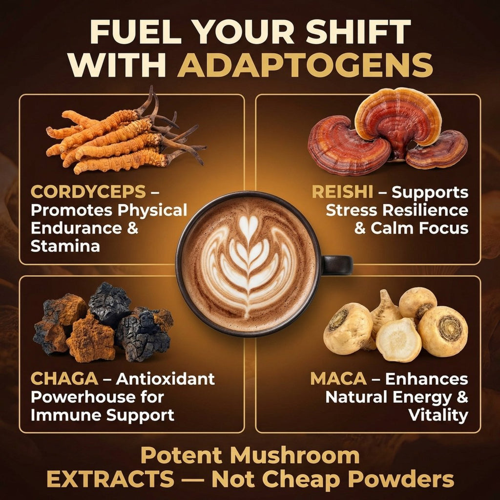 Heroes Mushroom Coffee - Mocha - Heroes Mushroom Coffee