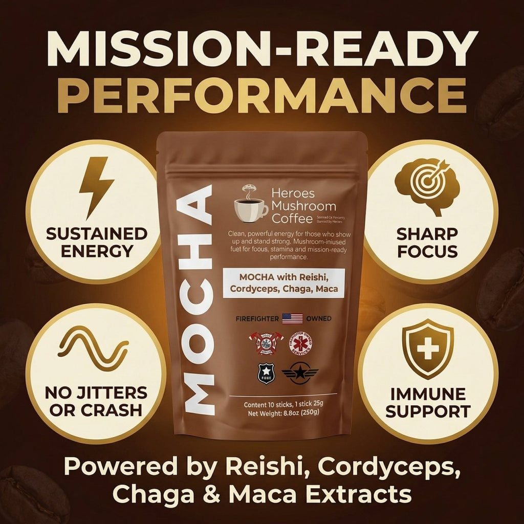 Heroes Mushroom Coffee - Mocha - Heroes Mushroom Coffee